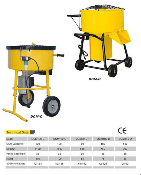 Fonctionnement de réparation de Mini Concrete Mixer Machine Silent de structure 4