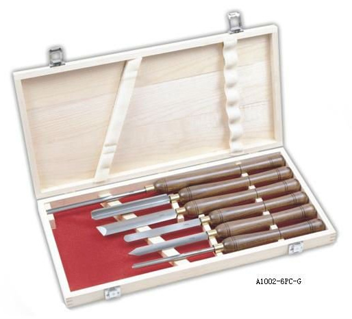 En bois tour de poinçon rond trousse d'outils le GV tournant le bois découpant pour le travail du bois 0