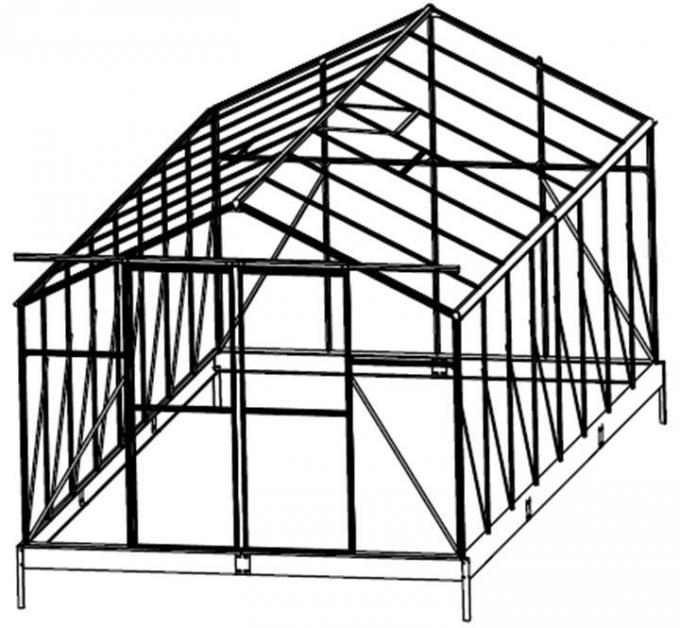 Pièce en aluminium de soleil de cadre de Chambre verte de Chambre de jardin de flèche