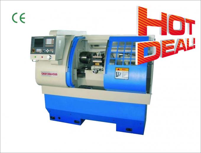 Tour automatique de précision horizontale de commande numérique par ordinateur du tour 360mm en métal de la commande numérique par ordinateur Ck6136 1