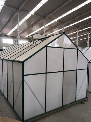 Chambre verte solaire de cadre en aluminium de jardin de flèche de machines-outils de jardin de 5cm