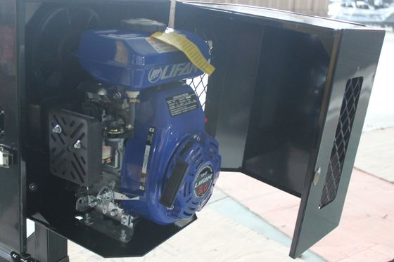 Deux roues Mini Concrete Mixer électrique 250L avec de la fonte Ring Gear
