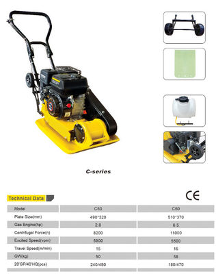 Machines-outils 5.5HP de jardin de réparation de route