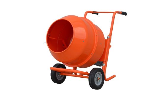Mélangeur de béton jaune de bâtiment de couleur ISO9001 Mini Concrete Mixer
