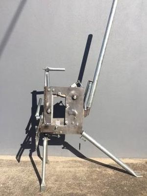 Les machines-outils de construction de jardin remettent la découpeuse de brique de la poussée 45kg