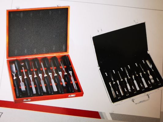 Trousses d'outils de rotation de contrôle en bois de tour de trousses d'outils en bois linéaire d'OIN 9001