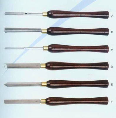 trousses d'outils du bois de tour de 170mm