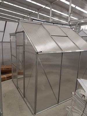 Chambre verte solaire de cadre en aluminium de jardin de flèche de machines-outils de jardin de 5cm