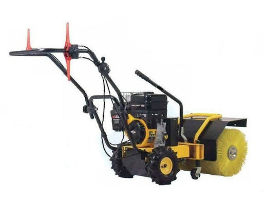 Promenade de balayeuse de brosse de puissance de la neige 6.5HP derrière la flexibilité élevée de démarreur de recul