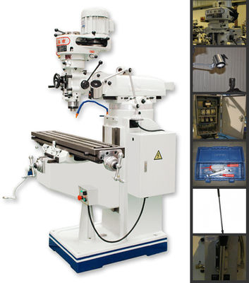 Fraiseuse de fraisage d'universel d'OIN 9001 de foreuse 3HP