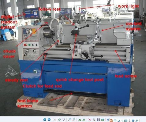 État supérieur du tour 1000mm en métal de banc mécanique de précision nouvel